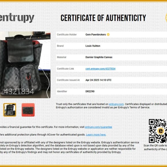 Louis Vuitton Utility Damier Graphite Backpack - Picture 3 of 16